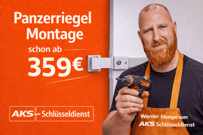 AKS Schlüsseldienst Panzerriegel Montage Moers